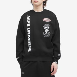 AAPE Universe Back Stamp Sweatshirt