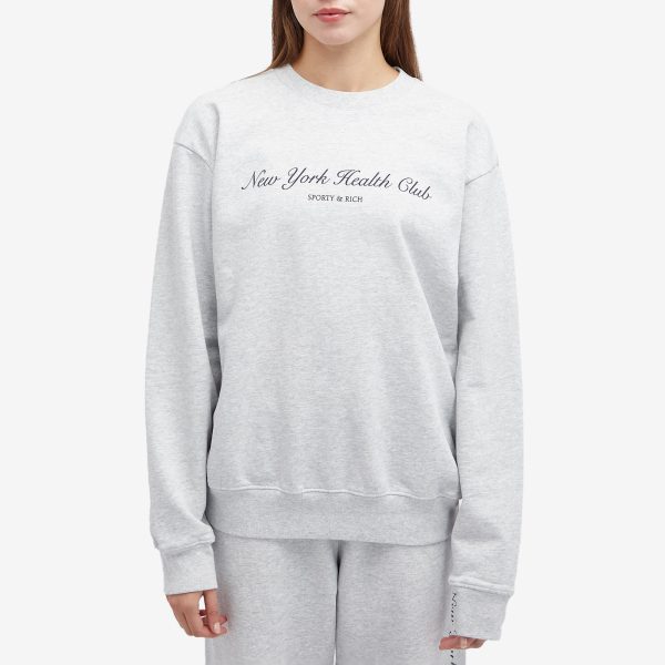 Sporty & Rich NY Health Club Crewneck