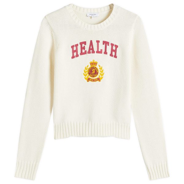 Sporty & Rich NY Health Crest Knitted Sweater