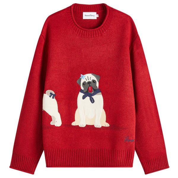 House Of Sunny Puppy Love Jacquard Jumper