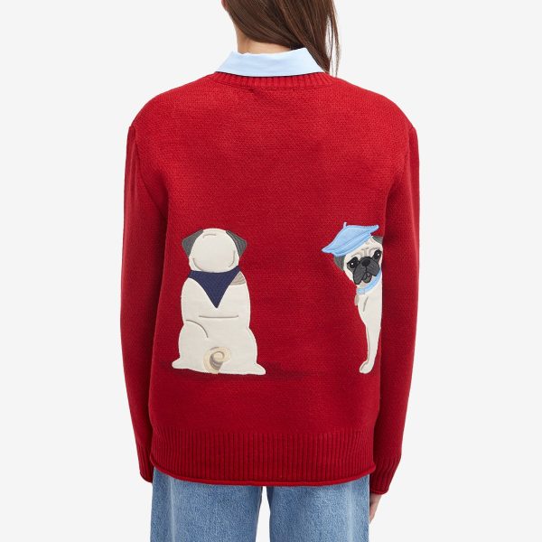 House Of Sunny Puppy Love Jacquard Jumper