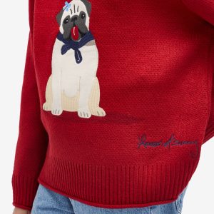 House Of Sunny Puppy Love Jacquard Jumper