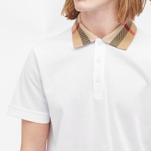 Burberry Cody Check Collar Polo