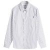 Burberry B Shield Logo Stripe Shirt