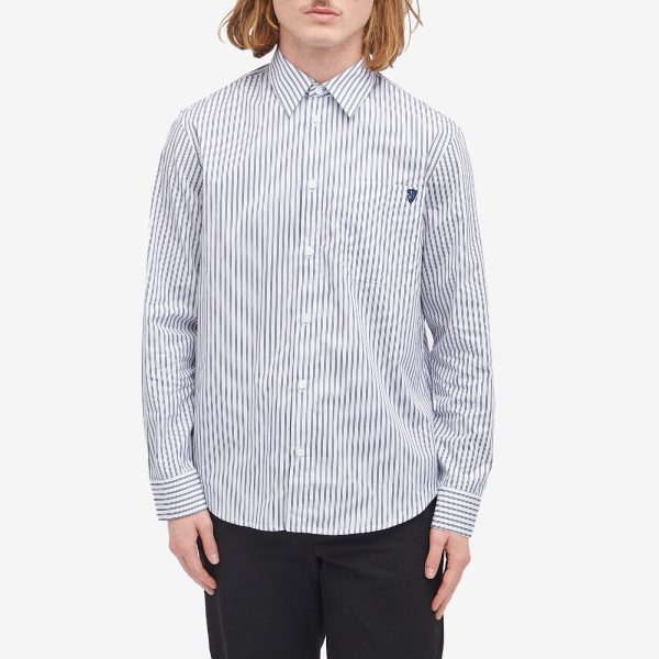 Burberry B Shield Logo Stripe Shirt