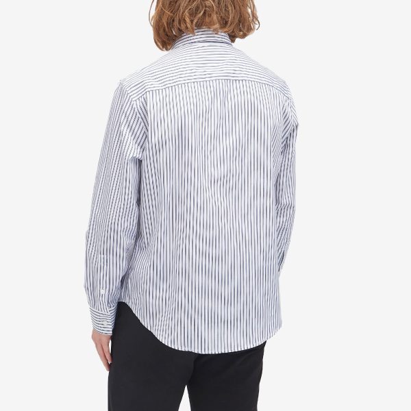 Burberry B Shield Logo Stripe Shirt