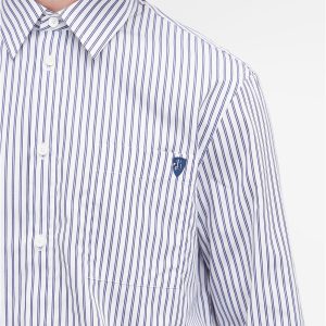 Burberry B Shield Logo Stripe Shirt