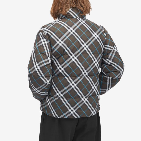 Burberry Reversible Check Puffer Jacket