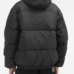 AAPE Now Camo Badge Hooded Down Jacket