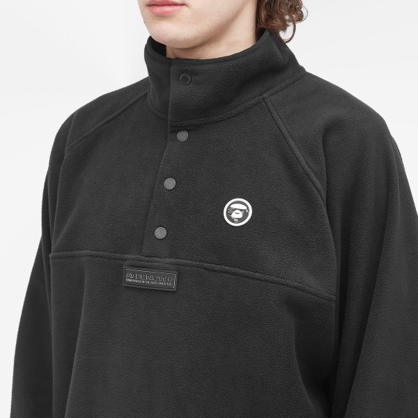 AAPE Now Moc Neck Polar Fleece