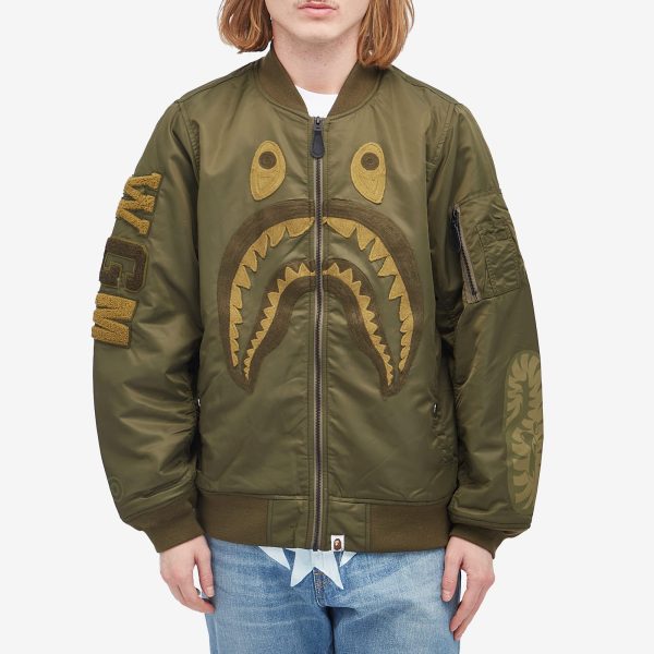 A Bathing Ape Shark MA-1 Jacket