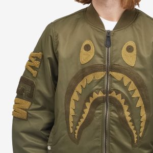 A Bathing Ape Shark MA-1 Jacket