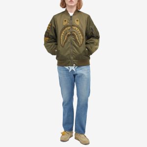 A Bathing Ape Shark MA-1 Jacket