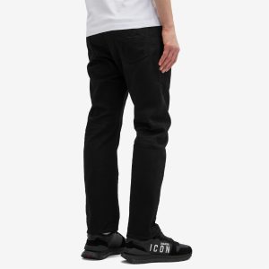 DSquared2 Icon Black London Bro Jeans