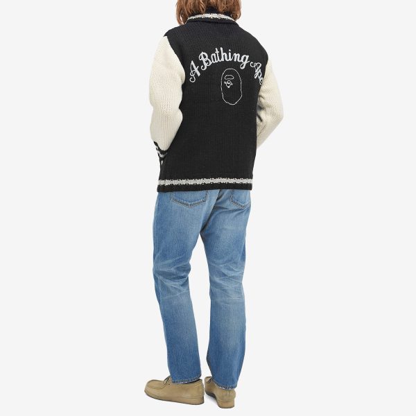 A Bathing Ape Cowichan Cardigan