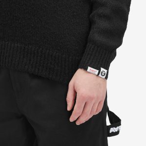 AAPE Logo Mohair Knit Sweater