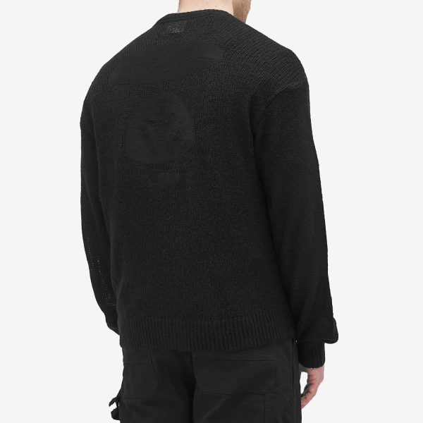 AAPE Logo Mohair Knit Sweater