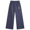 Sporty & Rich Vendome Embroidered  Straight Leg Sweatpant