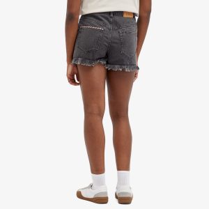 Isabel Marant Étoile Lesia Embroidered Denim Shorts