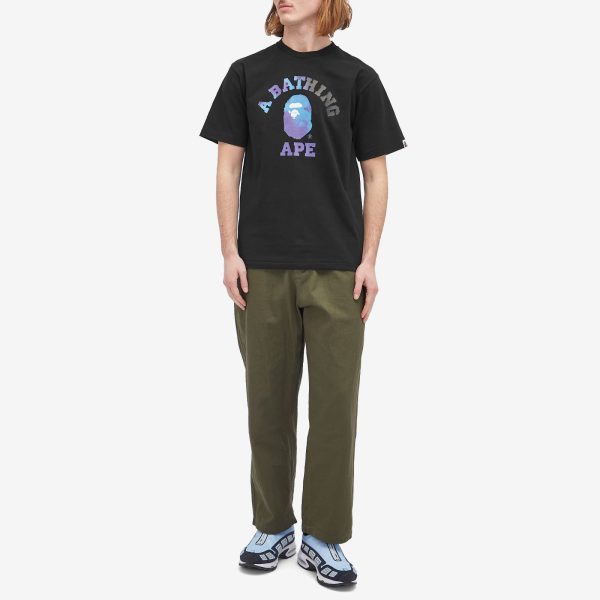 A Bathing Ape Tie Dye College T-Shirt