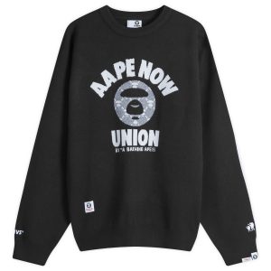 AAPE Union Monogram Knit Sweater