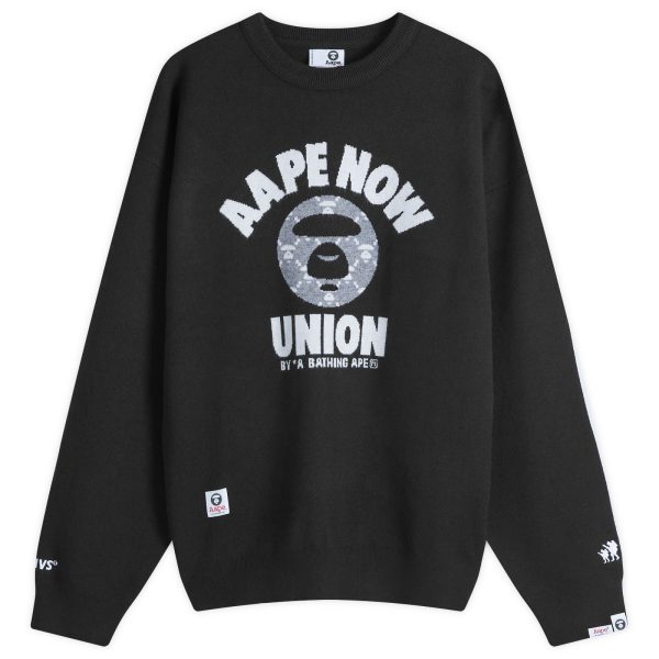 AAPE Union Monogram Knit Sweater