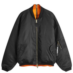 VETEMENTS Double Zip Bomber Jacket