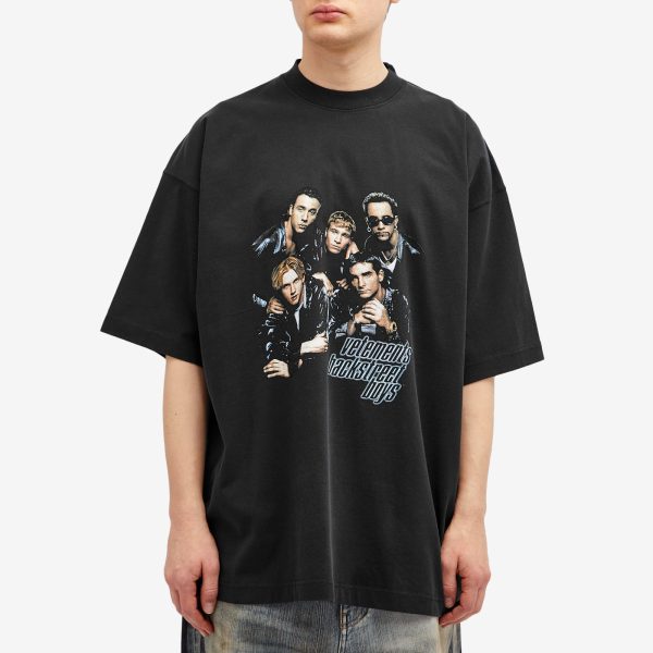 VETEMENTS Backstreetboys Oversized T-Shirt