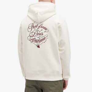 Drôle de Monsieur Not From Paris Madame Caligraphy Hoody