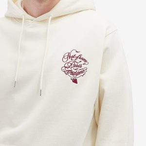 Drôle de Monsieur Not From Paris Madame Caligraphy Hoody