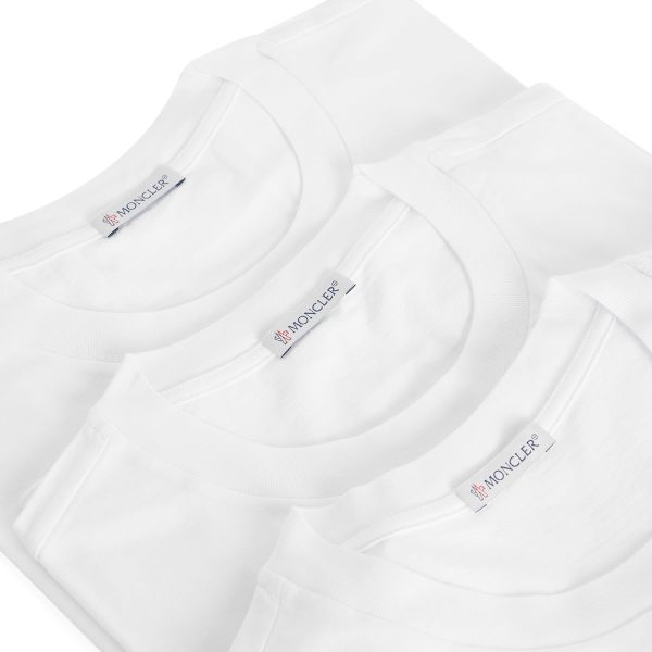 Moncler Lightweight Cotton Jersey Washed T-Shirt (3-Pack)