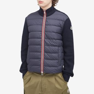 Moncler Cotton Yarn Cardigan Hybrid Jacket