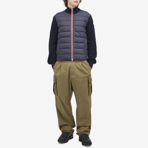 Moncler Cotton Yarn Cardigan Hybrid Jacket