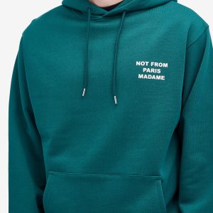 Drôle de Monsieur Not Form Paris Madame Slogan Hoodie