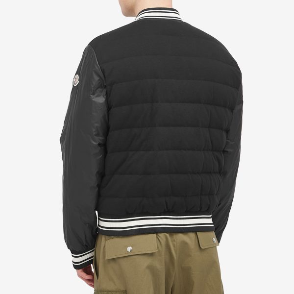 Moncler Recycled Matte Longue Saison Bouchet Bomber Jacket