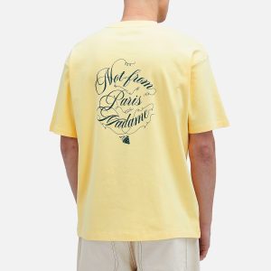 Drôle de Monsieur Not From Paris Madame Caligraphy T-Shirt