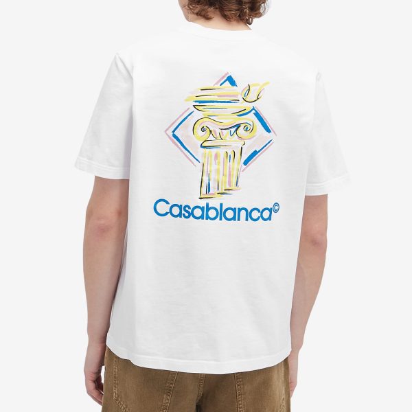 Casablanca Diamond Column T-Shirt