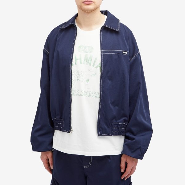 Nahmias Tech Twill Bomber Jacket