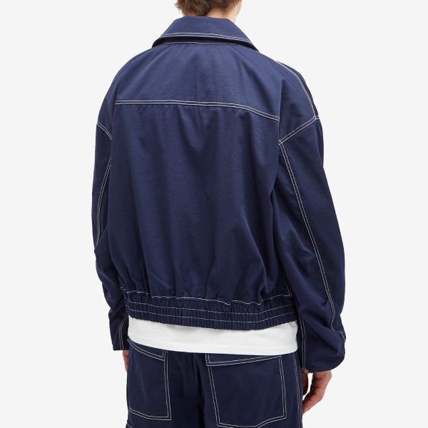 Nahmias Tech Twill Bomber Jacket