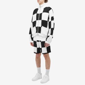 Cole Buxton Checkered Knit Jacket