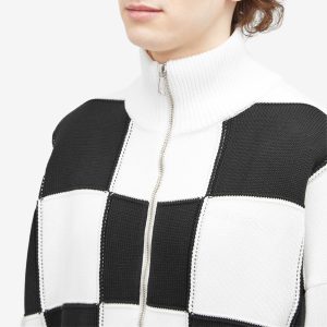 Cole Buxton Checkered Knit Jacket