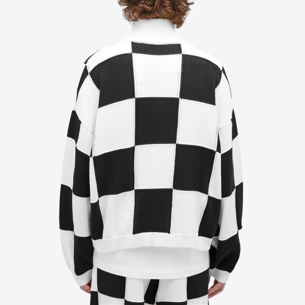 Cole Buxton Checkered Knit Jacket