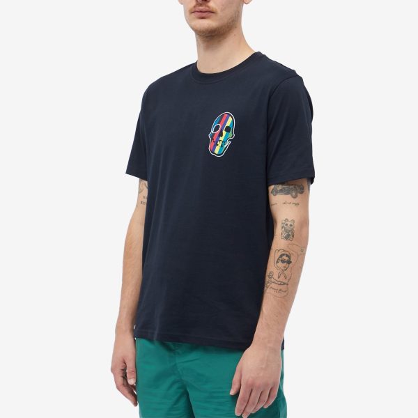 Paul Smith Stripe Skull T-Shirt