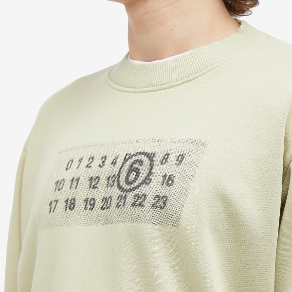 MM6 Maison Margiela Number Logo Sweatshirt