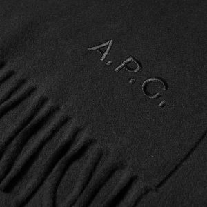 A.P.C. Ambroise Embroidered Scarf