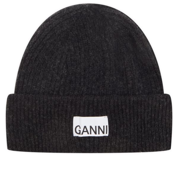 GANNI Structured Rib Beanie
