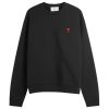 AMI Paris Small Heart Crew Sweatshirt