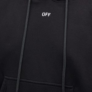 Off-White Stamp Logo Skate Popover Hoodie