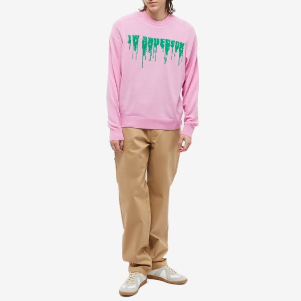JW Anderson Slime Logo Crewneck Knit