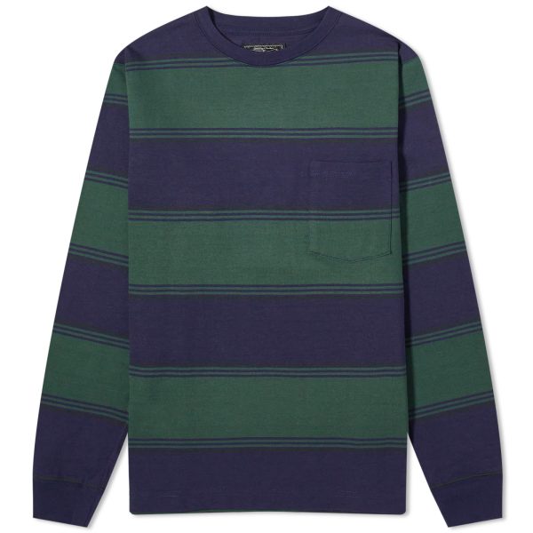 Beams Plus Long Sleeve Stripe Pocket T-Shirt